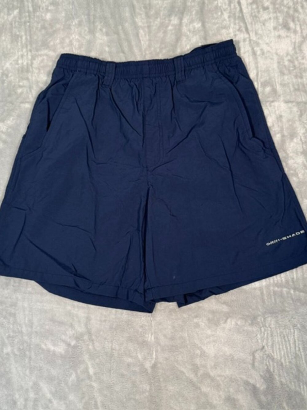 Columbia PFG Backcast III Men's Navy Water Shorts Omni-Shade Sz S